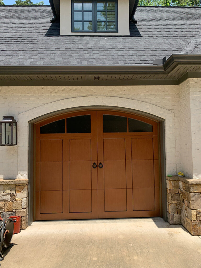 Modern barn-style garage door