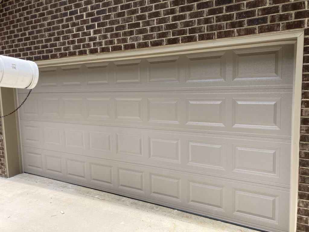 Traditional garage door