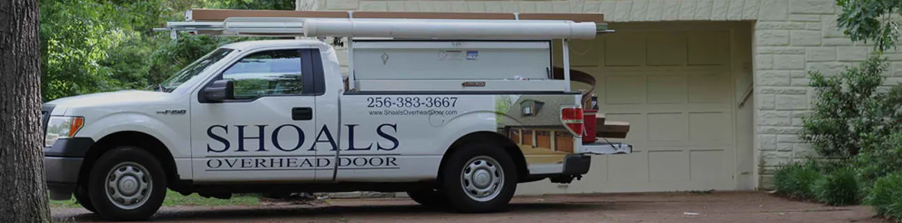 Shoals Overhead Door service truck 