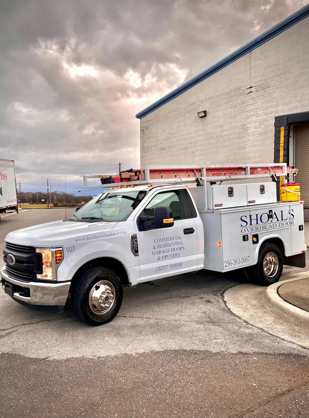 Commercial overhead garage doors installed by Shoals Commercial Overhead Door